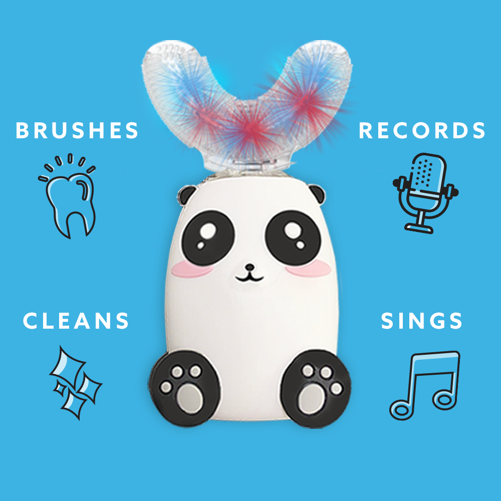 Baby BLU 360° Blue & Red Light Toothbrush - Pepper the Panda