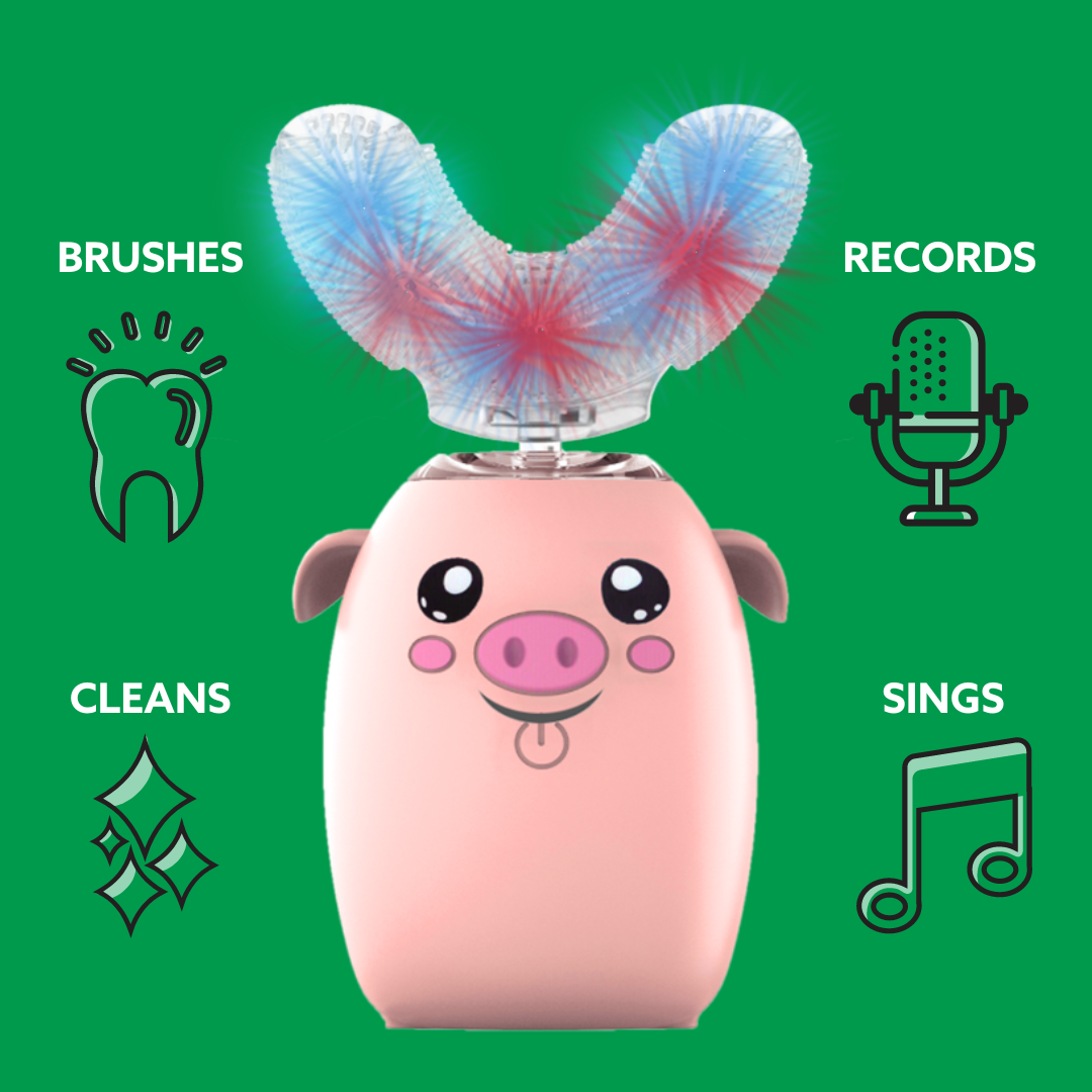 Baby BLU 360° Blue & Red Light Toothbrush - Picnic the Pig
