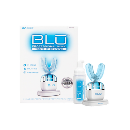 BLU Brushing &amp; Whitening Device in White